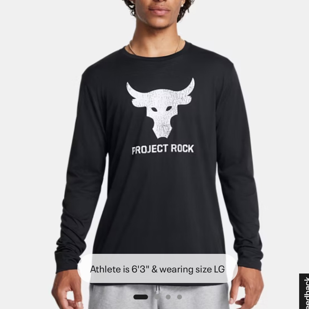 Project Rock UA Long Sleeve Tee